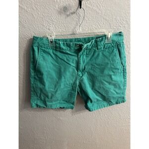 Bonobos Shorts Mens Size‎ 34 Washed Chino 7 Inch Inseam Cotton Green